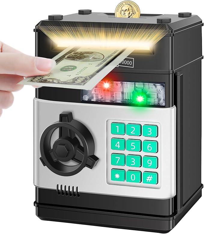 Alcancía electrónica para niños